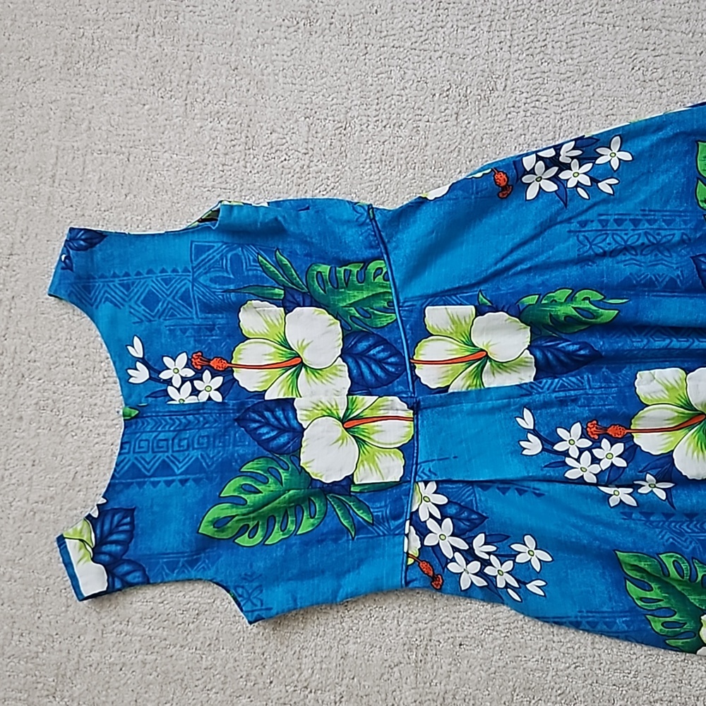 Vintage Royal Hawaiian long dress, Med - Picture 9 of 10